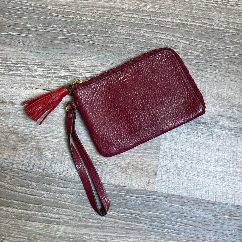 Fossil hang wrist bag